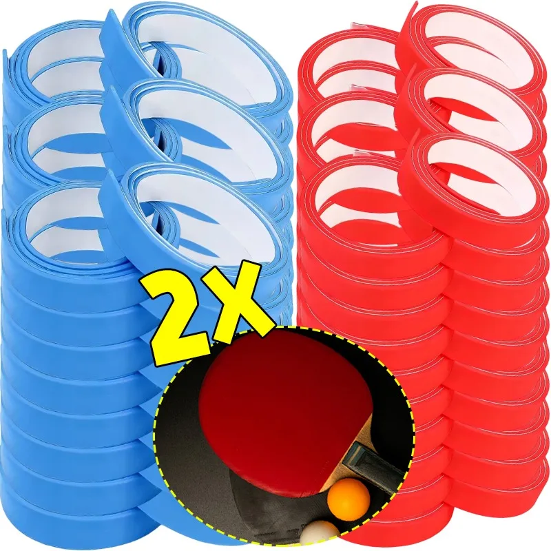 Nastro per bordi per racchetta da ping pong Protezioni personalizzate Nastro di protezione per bordi per racchetta da ping pong antiscivolo Accessori per l'intrattenimento