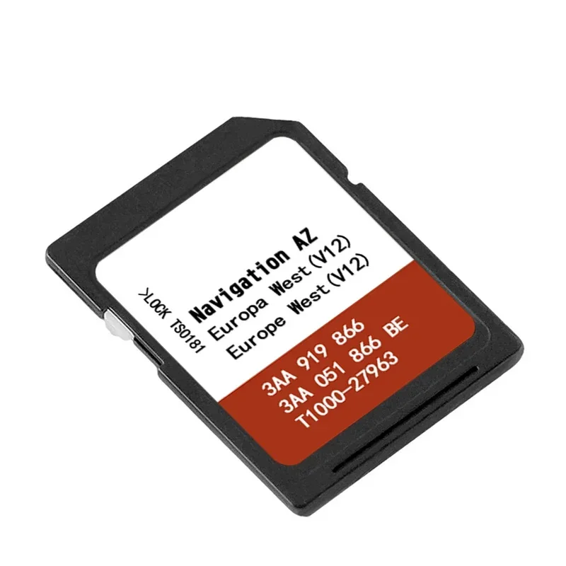 RNS 315 Navigations Update Map for Volkswagen AZ V12 Western Europe GPS SD Card VW 3AA051866BE Sat Nav