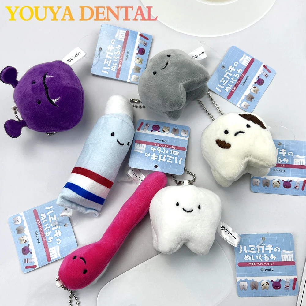 

Hanging Dental Cute Model Tooth Shape Pendant Dentist Gift Toothpaste Toothbrush Demo For Kids Brushing Learning Models