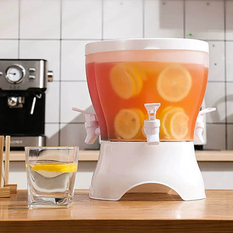 LH Cold Kettle with Faucet Refrigerator Beverage Cold Bucket Container