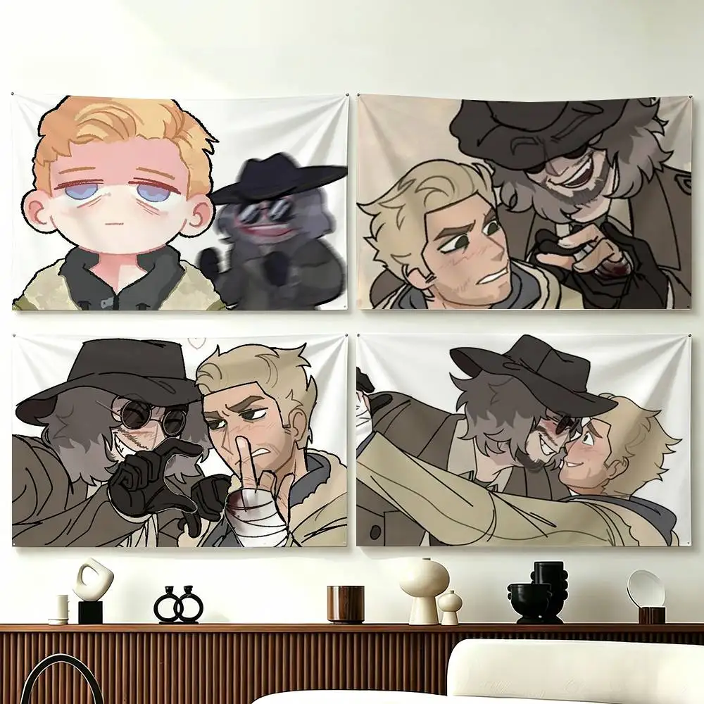 E-Ethan W-Winters Funny Flags for Bedrooms Home Decor Items Outdoor Decors Garage Decoration Flaga