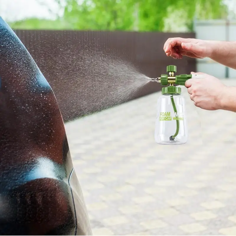 Car Foam Sprayer Hand Garden Pump Sprayer 1L Garden Watering Tools High Pressure Spray Bottle For Pet Bath Home Cleaning
