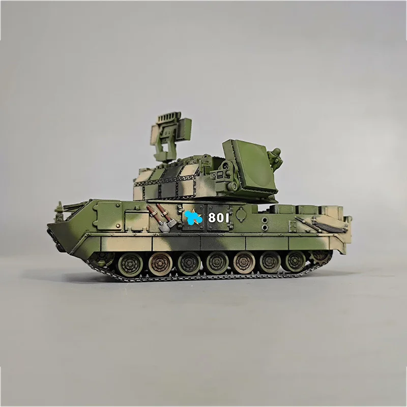 1/72 Chinese Hongqi 17 Air Defense Radar Missile Vehicle, Hand-Painted Finished Model Decorative Ornament, Plastic Material