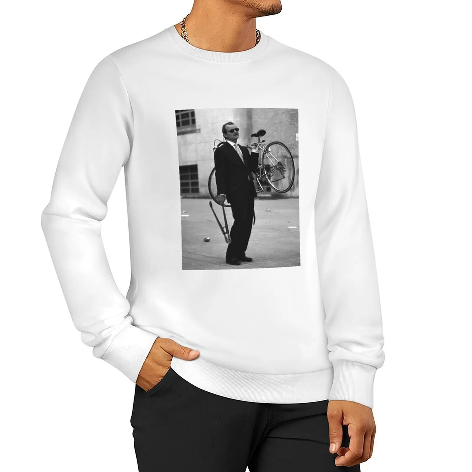 

Bill Murray Bike Sweatshirt men clothes new in hoodies & sweatshirts