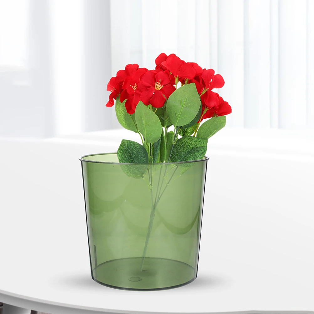 

4 Pcs Transparent Storage Bucket Trash Bin Can Clear Garbage Containers Plastic Bathroom Cans Multifunction