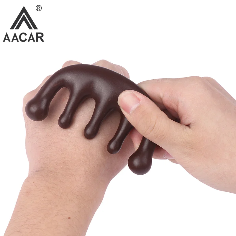 

1PC Body Meridian Massage Comb Resin Five Wide Tooth Comb Acupuncture Therapy Blood Circulation Anti-Static Smooth Hair