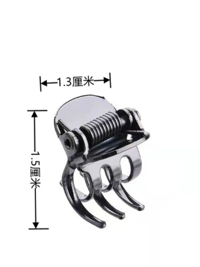 2 PIECES Korean Summer Princess Head Metal Clasp Adult Mini Bang Clip Stainless Steel Hair Claw Crabs Headwear Hairpin Jewelry