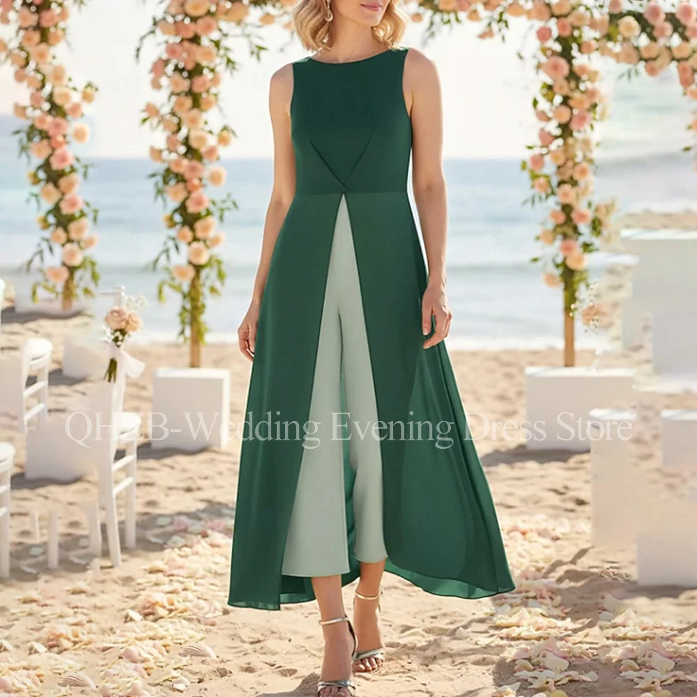 

Новинка: Элегантные брючные костюмы из 2 предметов на заказ, платья для матери невесты с V-образным вырезом, длиной до колена, для гостей на свадьбу/праздник, платье для жениха 2026