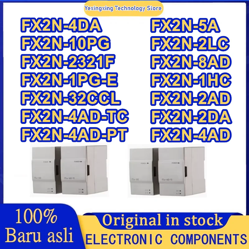 

FX2N-5A FX2N-2LC FX2N-8AD FX2N-1HC FX2N-2AD FX2N-2DA FX2N-4AD FX2N-4DA FX2N-10PG FX2N-232IF FX2N-1PG-E FX2N-32CCL FX2N-4AD-TC PT