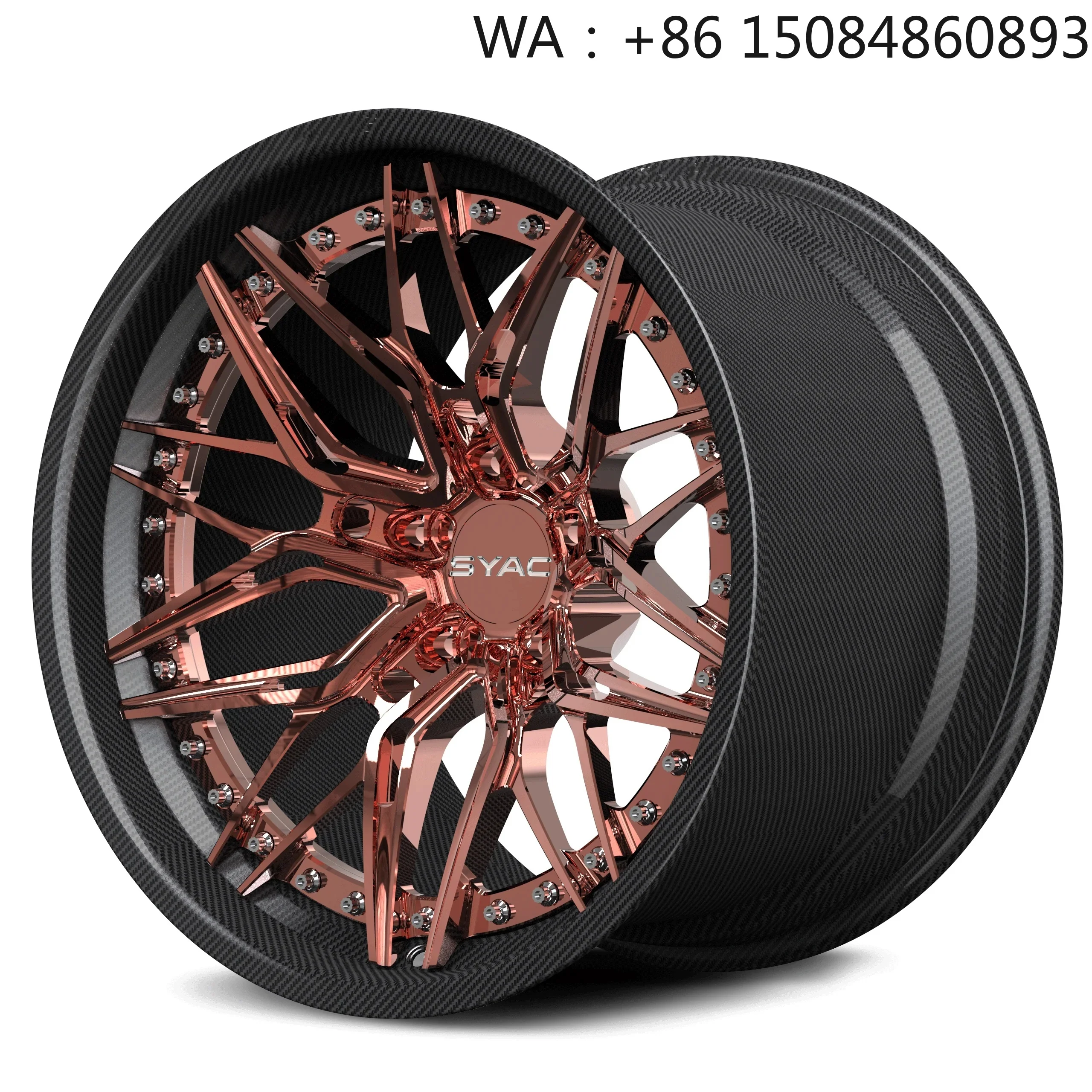17-23-дюймовые двухсоставные кованые диски из карбона, PCD 5x112 5x120, легкосплавные колесные диски для автоспорта, тюнинг-детали