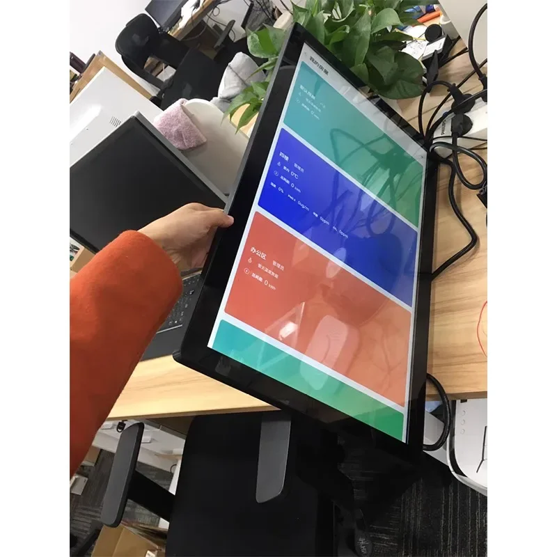 Touch all-in-one machine Capacitive touch inquiry Order cash register Wall-mounted advertising machine ERP workshop Electronic