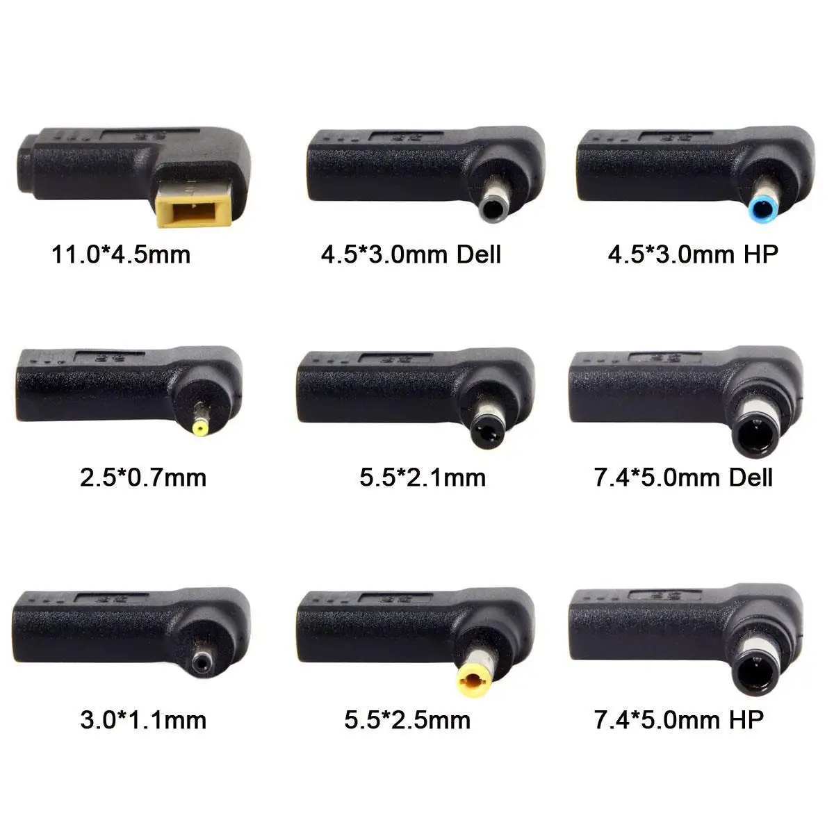 Laptop Power Adapter USB Type C Connector DC Plug Female to Universal Male Jack Converter for Lenovo Asus Dell Notebook Charger