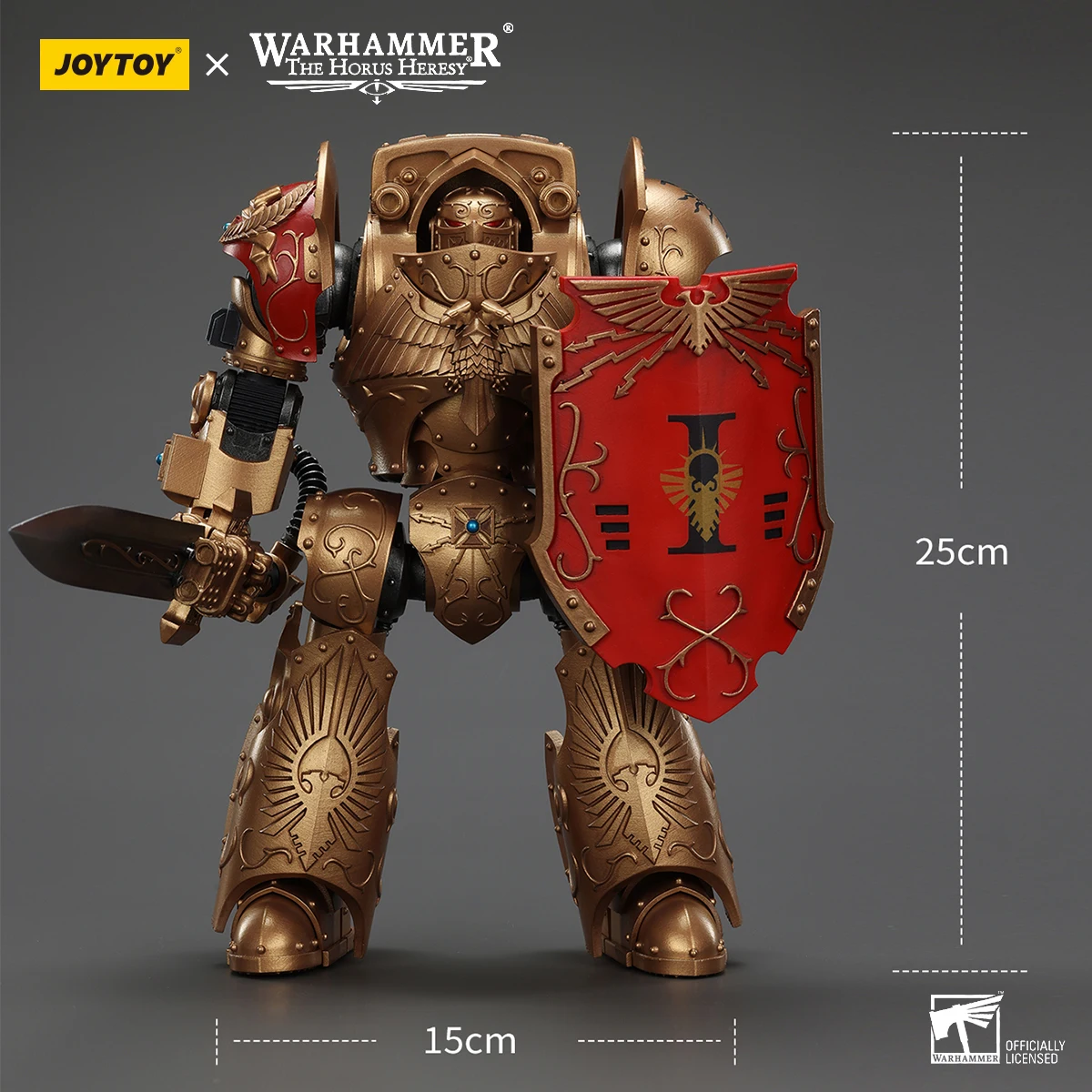 JOYTOY Warhammer The Horus Heresy Legio Custodes Action Figure Contemptor-Galatus Dreadnought Figurina mobile congiunta Modello anime