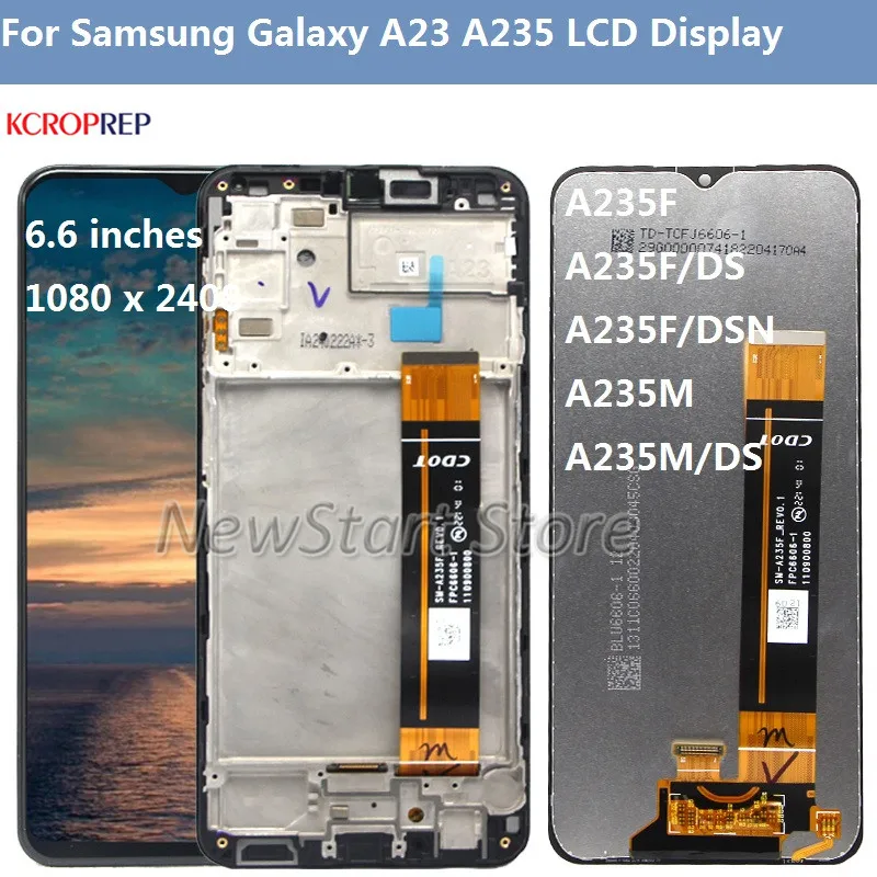 شاشة LCD لجهاز Samsung Galaxy A23 6.6 بوصة – تقييم شامل لـ A235F U7 مع حلول عملية لمشاكل الشاشة