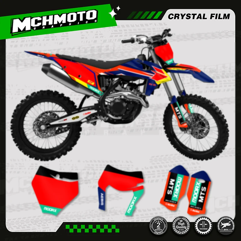 MCHMFG Vollgrafik-Aufkleber für KTM SX SXF 2019 2020 2021 2022, EXC EXC-F 2020 2021 2022 2023 125