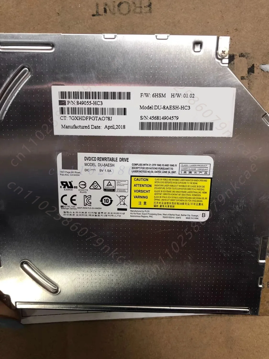 Brand new original for HP Lite-On DU-8AESH P/N:849055-HC3