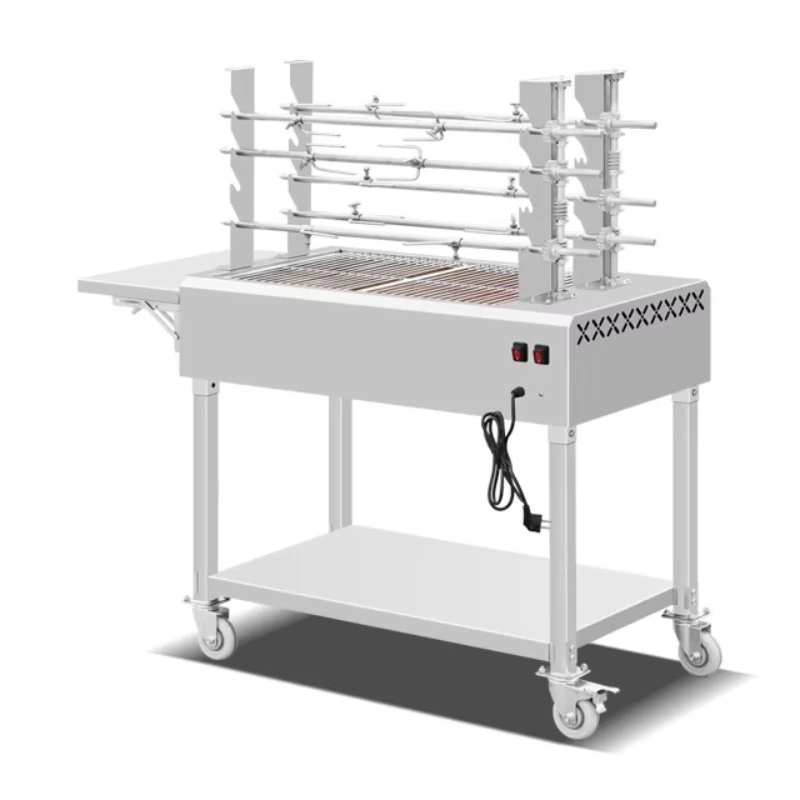 

Outdoor Family Party Stainless Steel Grill Carbon Charcoal Seafood Outdoor