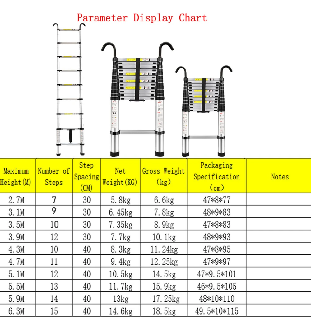 ステンレス鋼ハウス折りたたみはしご 360 回転可能なフック伸縮式折りたたみ伸縮はしご屋外ポータブル作業はしご