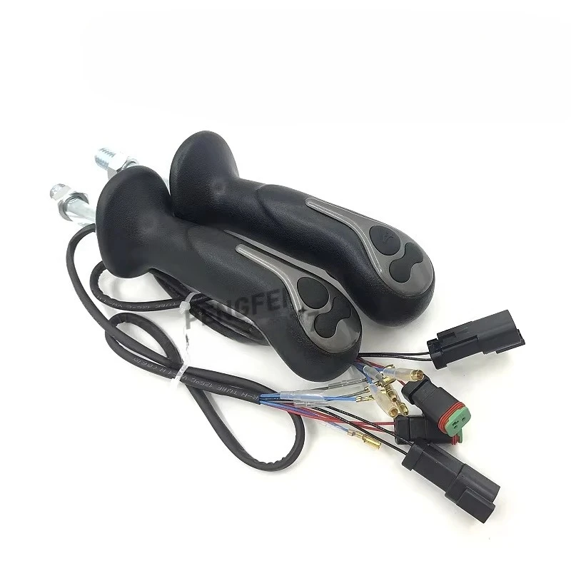 For excavator accessories Hyundai R215 225 305 335 150 265-9 handle rubber dust boot control lever 4 key handle