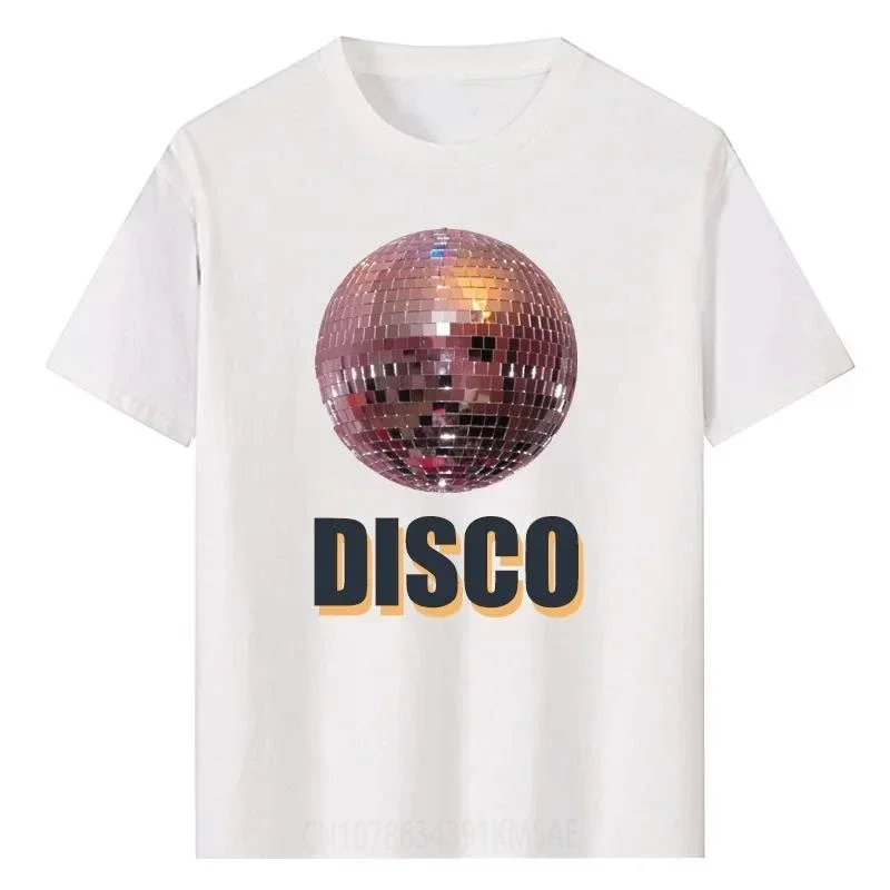 Vintage Disco Ball Funny 80's Roller Dance Skating Girl Gift T Shirts Graphic Classic Streetwear Short Sleeve Birthday T-shirt