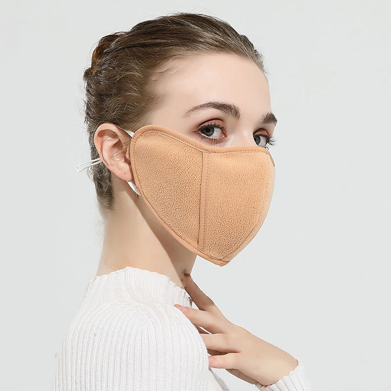 Winter Warm Face Mask Windproof Polar Fleece Cycling Cap Adjustable Breathable Face Cover Women Skiing Cycling Hiking Balaclava