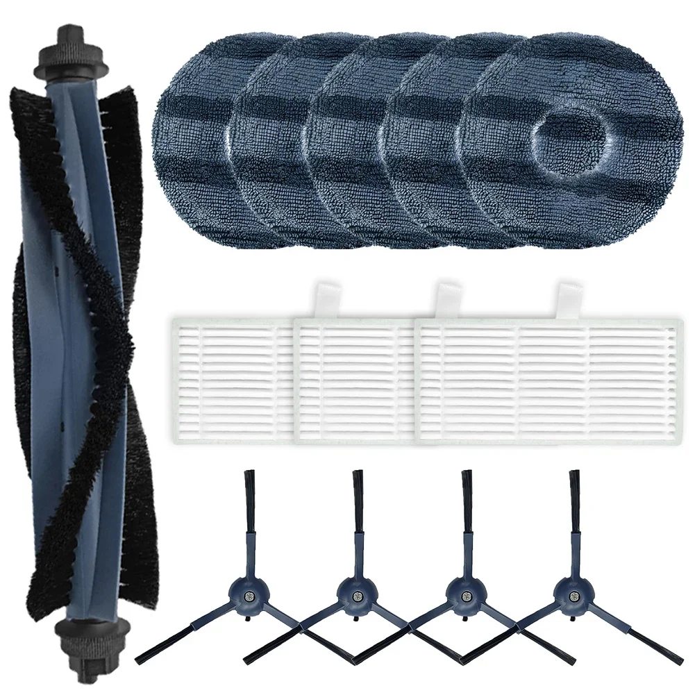 

Essential Replacement Parts Bundle for eufy Robot Vacuum For Omni C20 Featuring a Main Brush Alongside Multiple Mop Cloths