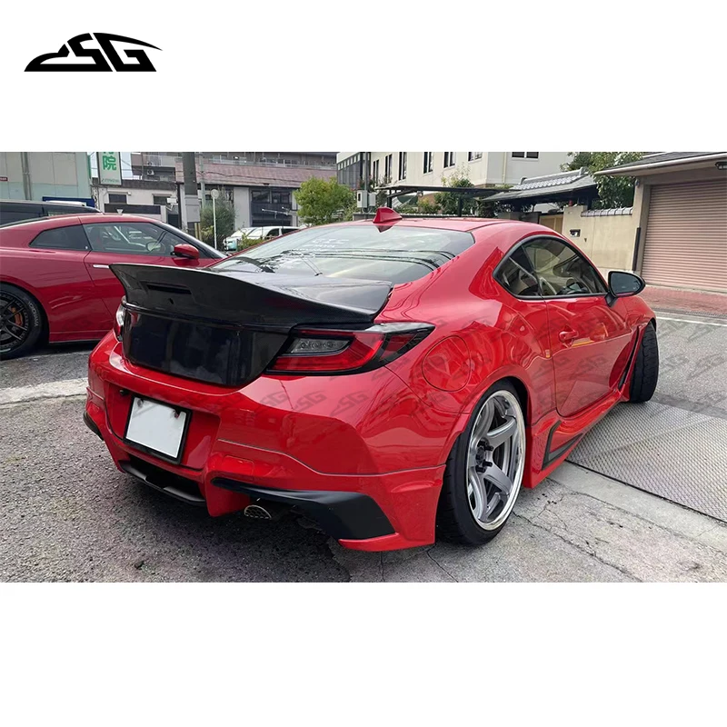 

Разделитель задней крышки багажника автомобиля, детали для Toyota GR86 Subaru BRZ 2020+, задняя крышка багажника из углеродного волокна, спойлер, сменный комплект кузова