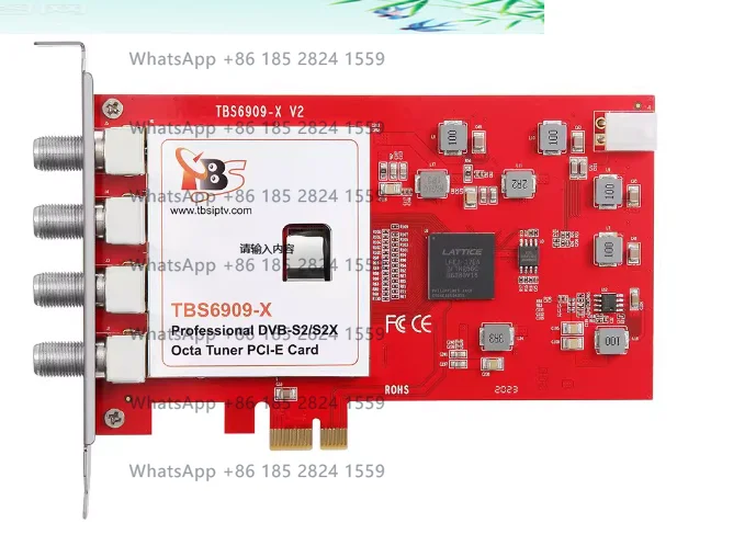 

TBS6909-X V2 Карта 8-канального ввода-приемника частоты, совместимая с тюнером Tvheadend, НОВИНКА