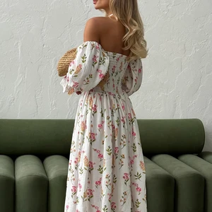 12-En çok satılan, yan yırtmaçlı midi elbise - №5