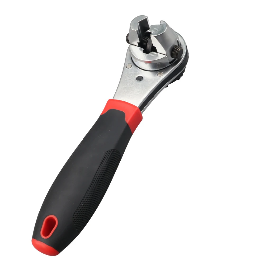 Adjustable Wrench Treated Ratchet Wrench 6-22mm Universal Adjustable Socket Wrench Ratcheting Wrench Jaw Ratchet 40Cr Bolt 50CrV