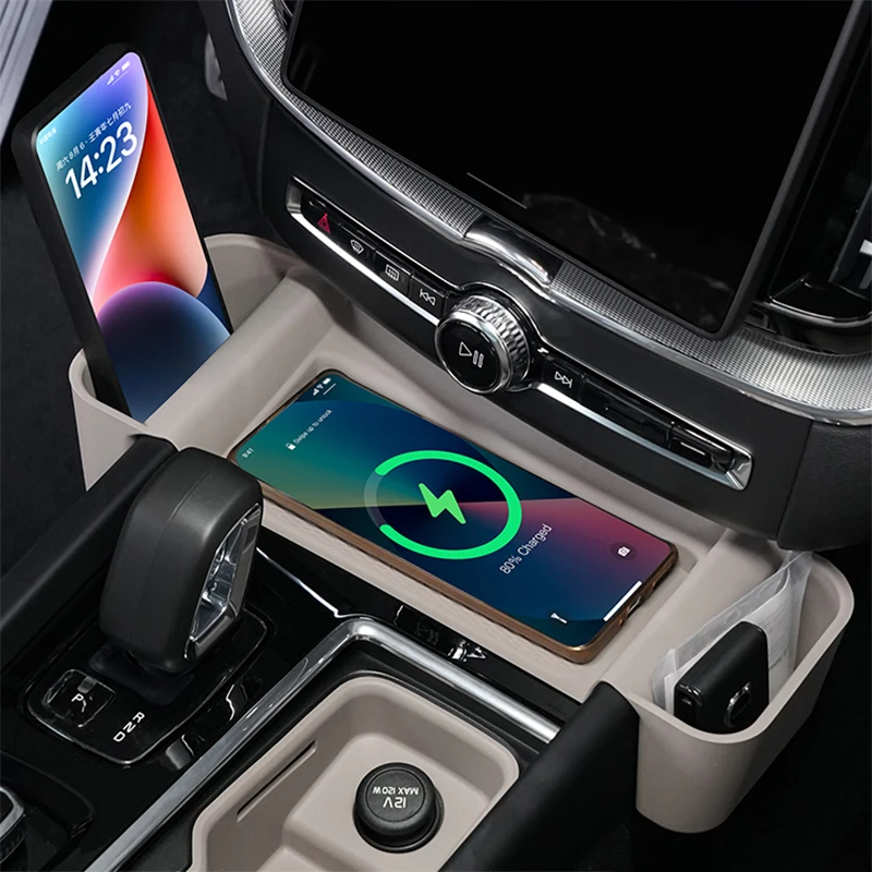 

For Volvo XC90 S90 XC60 2026 car central control gear storage box storage and interior decoration
