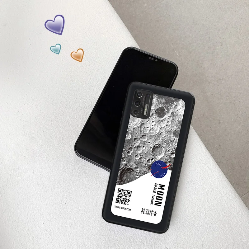 Soft Phone Cases For Moto G53 G73 G9 G50 G51 G60 G71 G22 G32 G52 72 Edge40 20 30 MONTREAL SIDNEY Travel Ticket Label Matte Cover