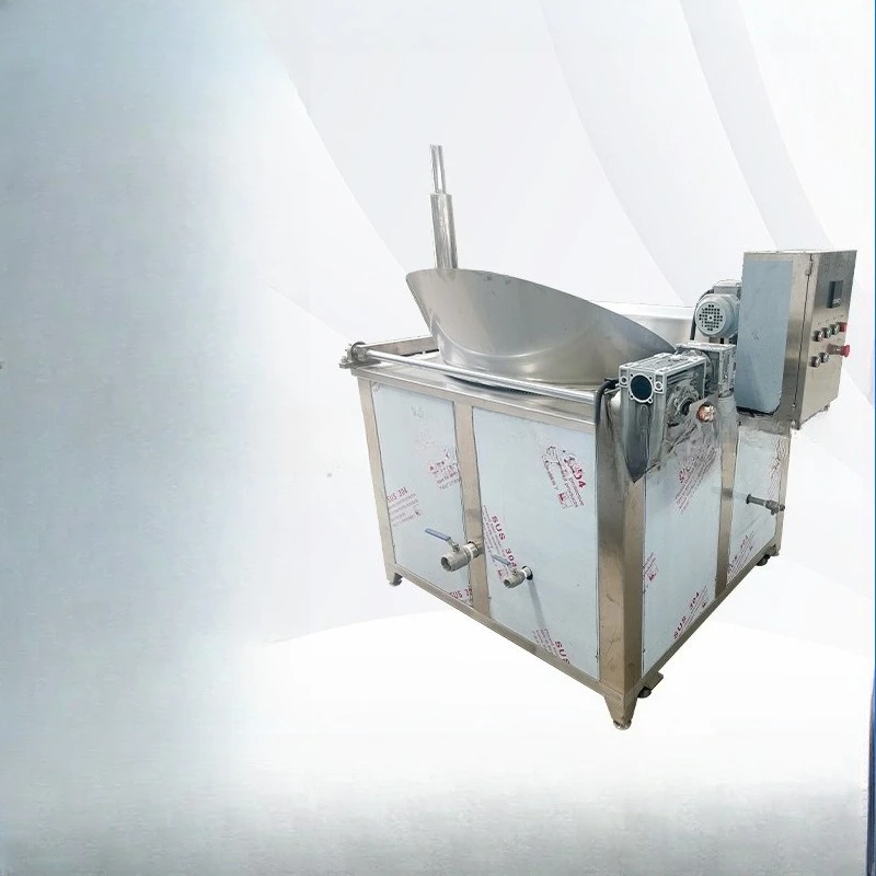 Fryer equipment Large capacity potato chip fryer, stainless steel electric fryer