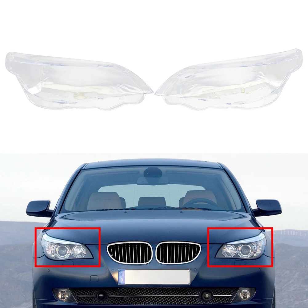 

1 пара прозрачных автомобильных фар, замена абажура для BWM E60 E61 525i 530i 540i 550i 2003-2010