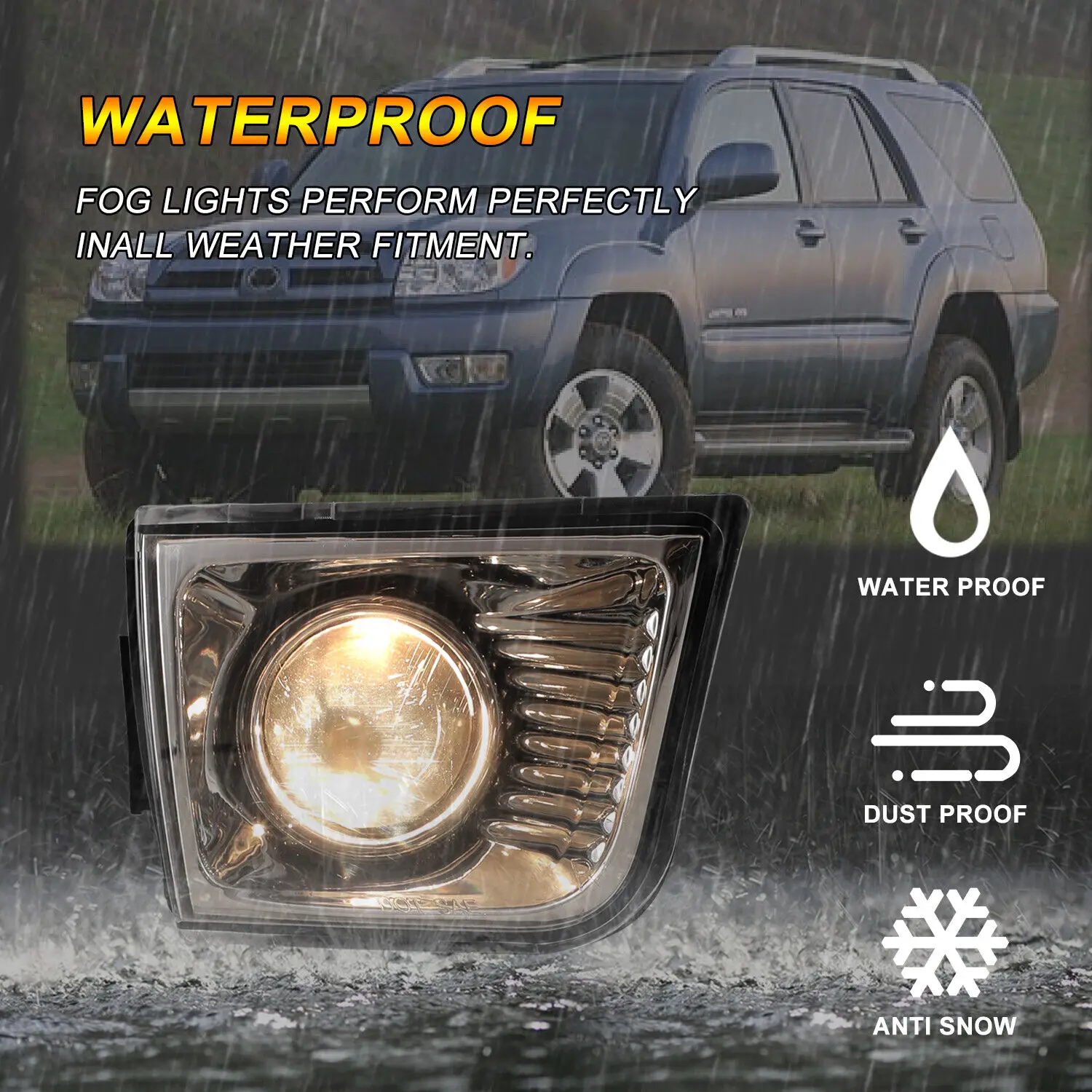 Case for Toyota 4 Runner fog light 2003 2004 2005 halogen fog lamp Bulb HB4 12V 51W shipping free