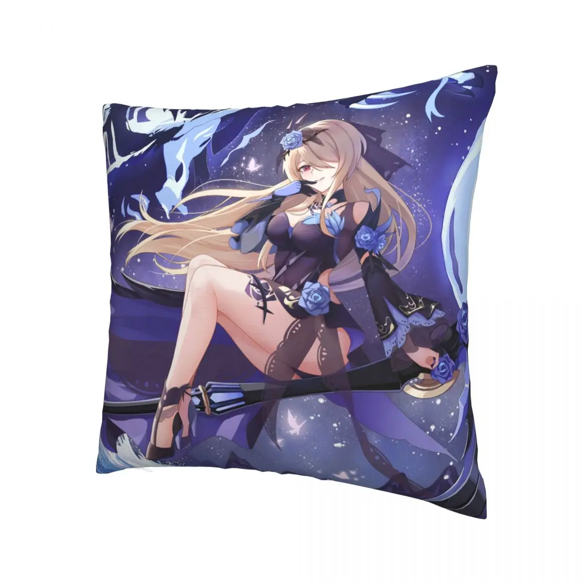 Honkai Impact 3 Pillowcase Printing Fabric Cushion Cover Decoration Anime Sci-fi Action Throw Pillow Case Cover Home Square 18