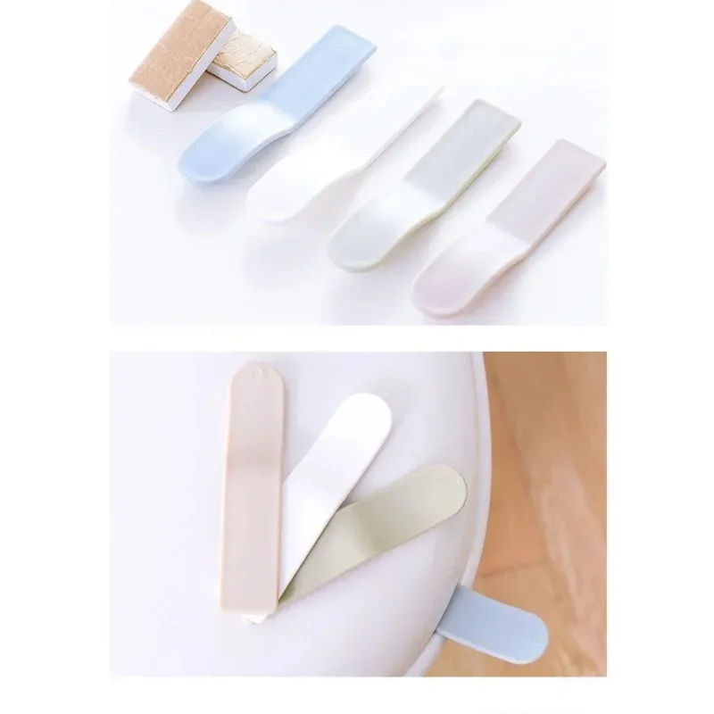 2PCS Toilet Seat Cover Sticking Lifter Handle Avoid Touching Hygienic Clean Lifting Sticker Tool Bathroom Supply