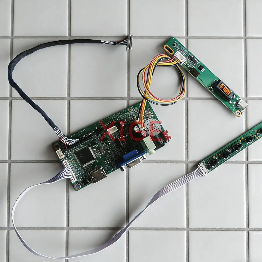 For LTD133KX2S LP133WX1 LTD133EWMZ LT133DEVJK00 LCD Controller Drive Board Kit DIY LVDS 20-Pin 1280x800 HDMI+VGA 1-CCFL 1280*800