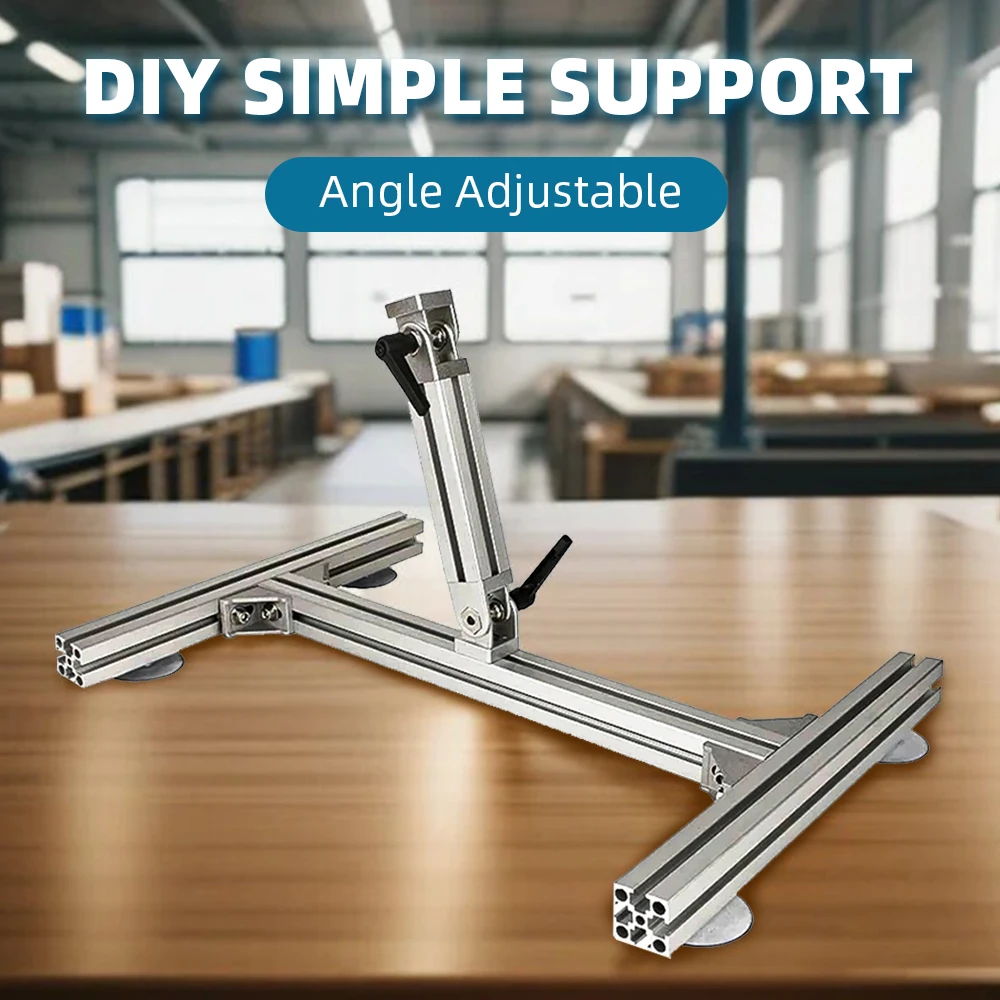 

Поршневой линейный привод, алюминиевый держатель-подставка, регулируемый угловой кронштейн «сделай сам», кронштейн линейного привода с нескользящими ножками