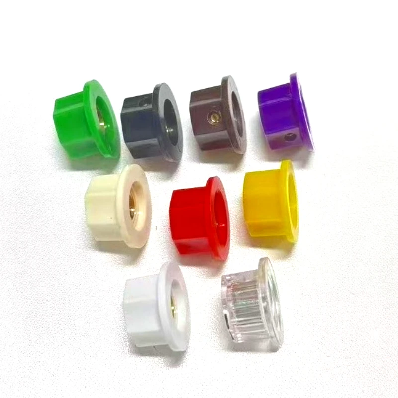 5pcs Guitar Effect Pedal AMPS Jazz Bass Skirted Plastic Control Knob image 3