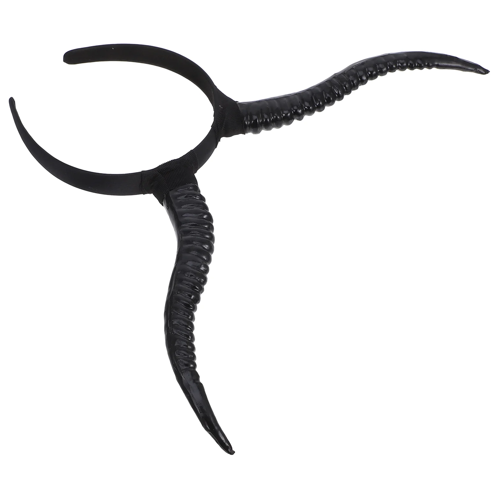 Diadema con garra, cuerno gótico, moda para el cabello, tocado de Halloween, accesorios de antílope, color negro