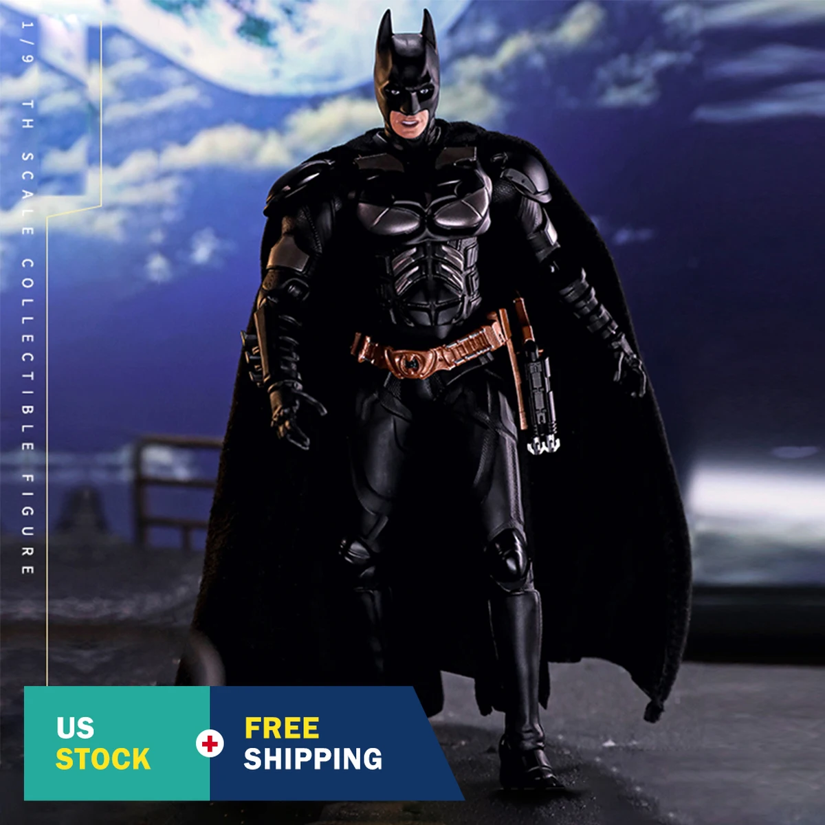 

[Ship from US]HiPlay Fondjoy 1/9 The Dark Knight Batman Battle Suit Action Figures