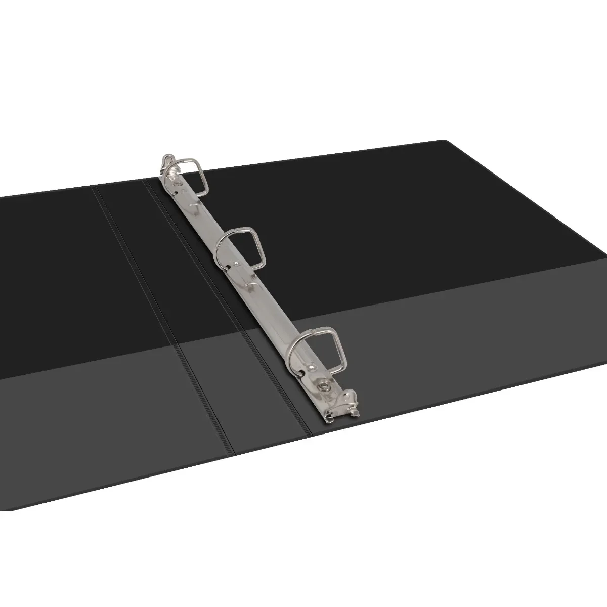 Durable binder with clear front and back pockets, and a side pocket for easy labeling and decorations