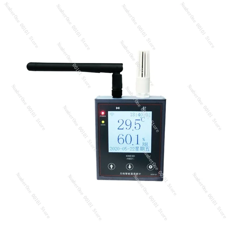 special temperature and humidity meter, constant temperature workshop environment monitoring display screen, over-range alarm