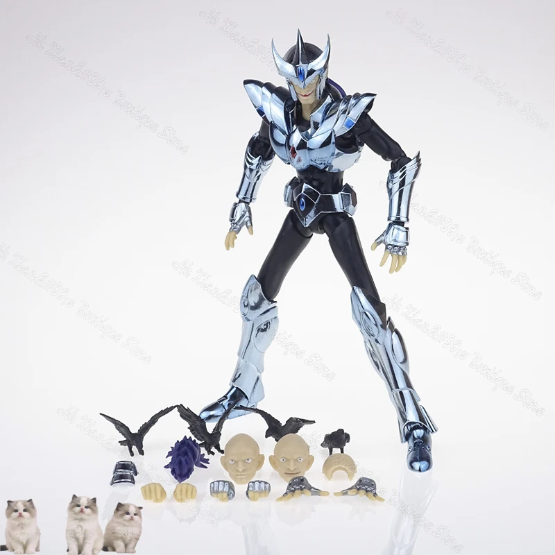شحن على مدار 24 ساعة CS Saint Seiya Myth Cloth EX Centaurus Babel Auriga Capella Crow Jamian Silver Zodiac Knights Action Figure