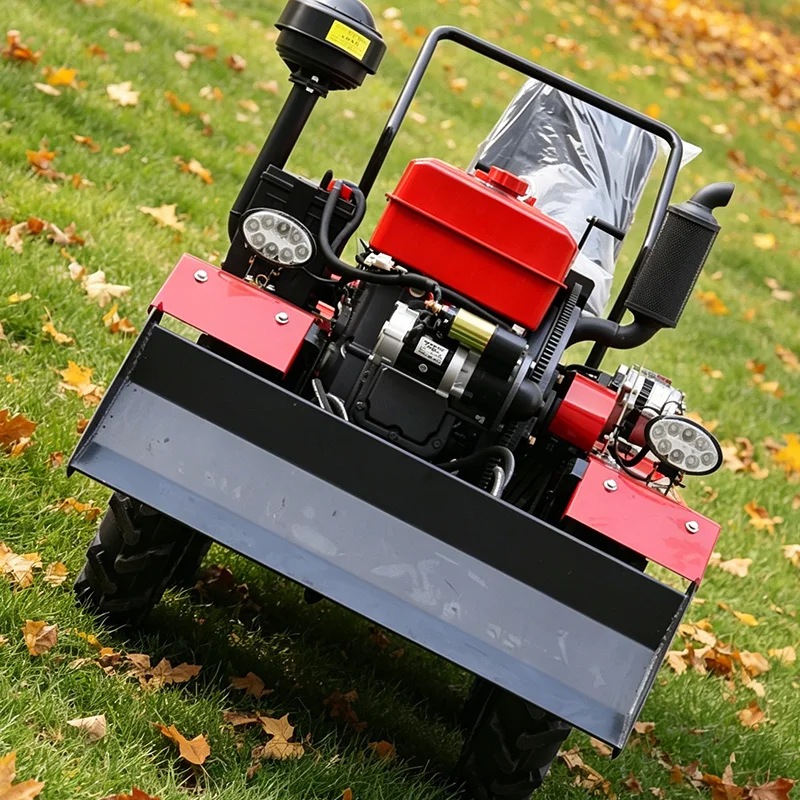 

Customized Wide Application Small Plowing Tractor, Rotary Tiller & Wheel Type Micro Tiller Four Wheel Tractor