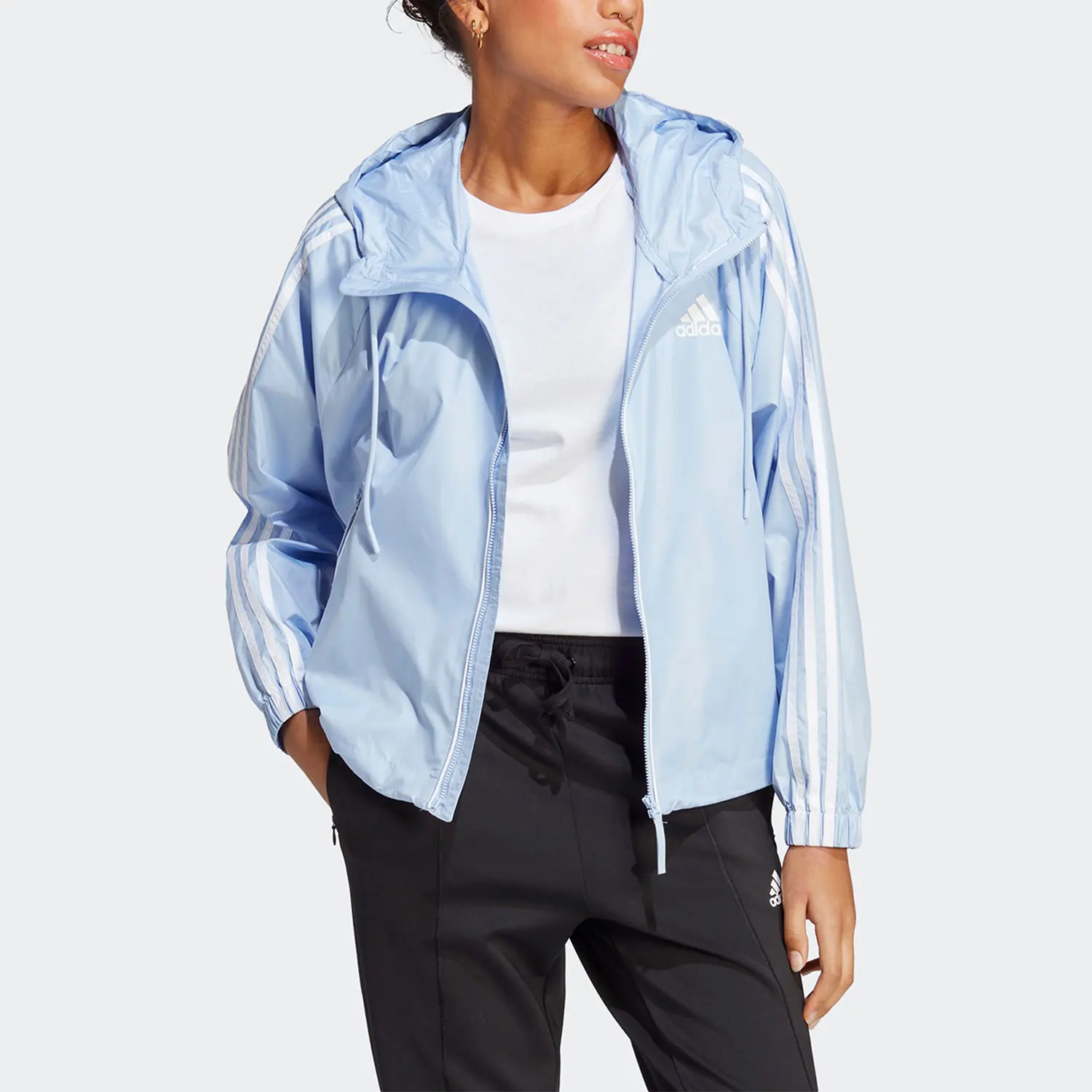 Adidas Authentic W BSC 3S W.R. J Women's Athletic Hooded Jacket HM2271