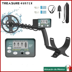 Treasure Hunter GT300 Professional Metal Detector Adjustable Sensitivity Underground Treasure Tracker Waterproof IP68