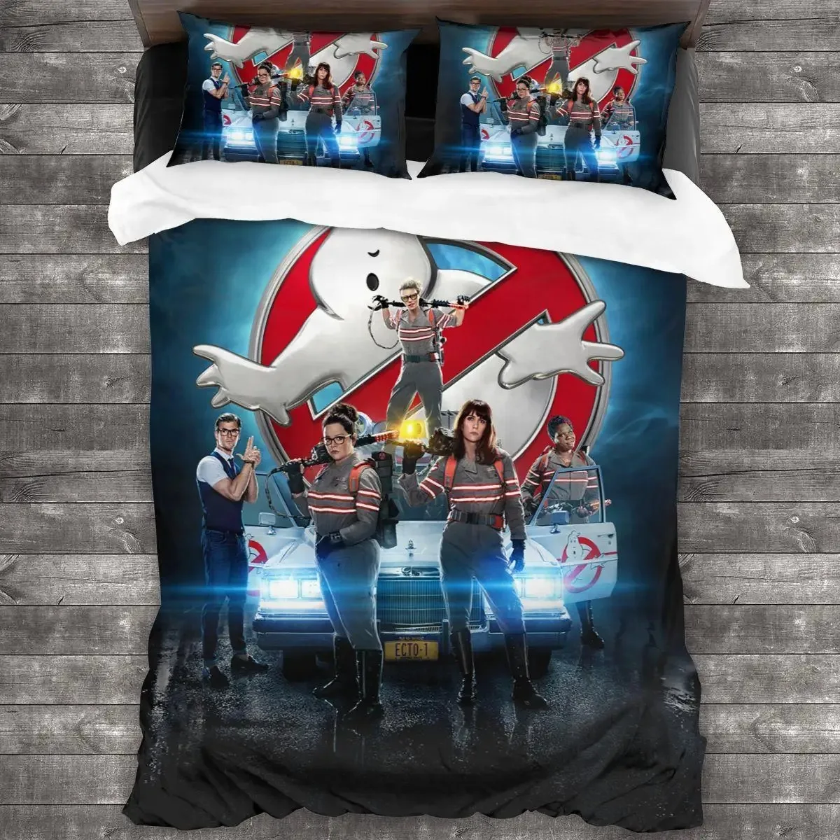 Ghostbusters Bedding Set,Cinema Ghostbusters Duvet Cover,Quilt Covers Single Twin Full Queen King Size