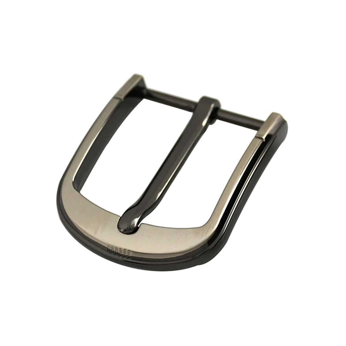 1pcs Metal 40mm Fivela de Cinto Médio Centro Bar Único Pin Fivela Cinto de Couro Bridle Halter Harness Apto para 37mm-39mm cinto